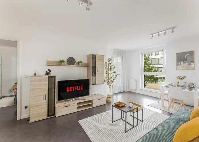 Appartement Kalina - Am Rhein, Naehe Basf, Abbvie, Uni Ma *